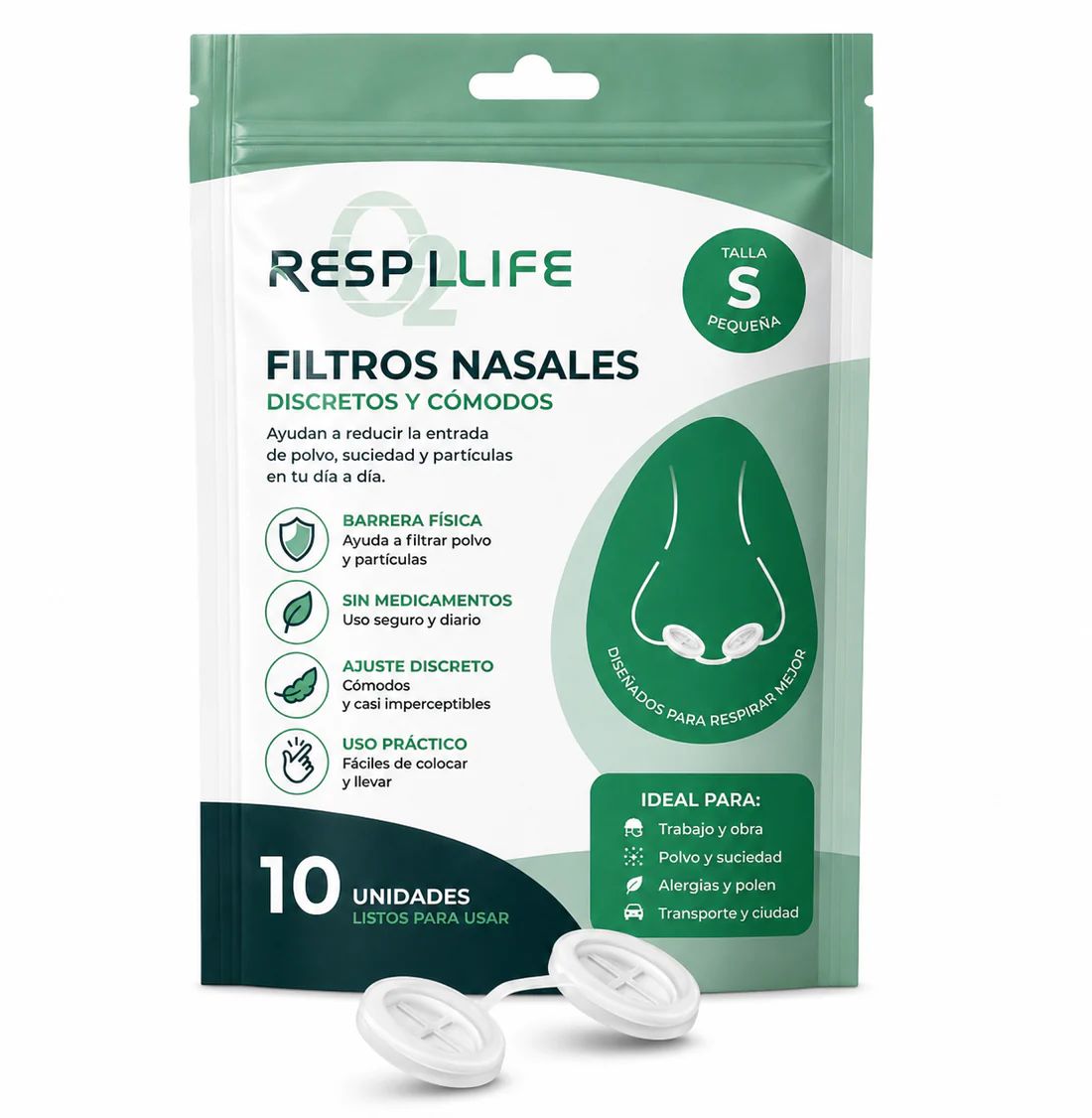 Filtros nasales